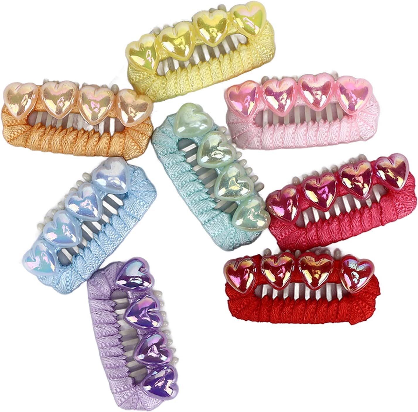 POCREATION 16pcs Pet Hairpin, Cute Dog Hair Clip Fashionable Mixed Colors Grooming Dog Hair Barrettes Hair Accessories for Puppy Cat Small Teddy Mini Teacup Yorkie Pet Kitten