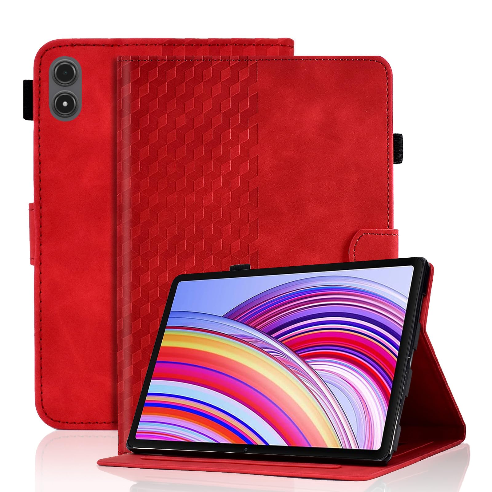 Case for Honor Pad X8a 11 Inch Tablet 2024 Protective Case Premium Leather Folio Smart Case with Auto Sleep/Wake Pen Holder Card Slot for Honor Pad X8a- Dark Green — view 22