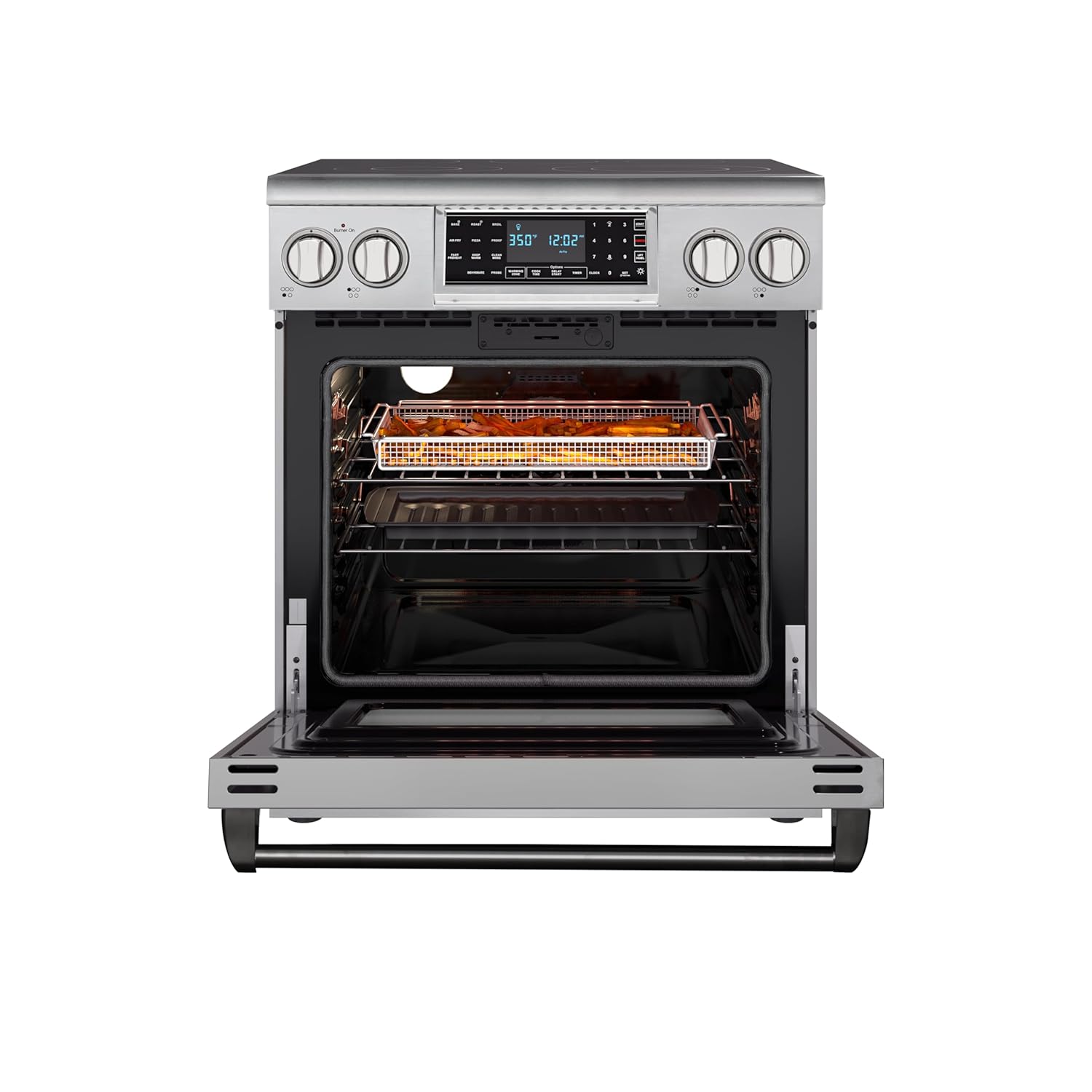 KoolMore 30 in. Electric Professional Range with Tilt Panel and Digital controls, Self-Cleaning, 16300W of Power, 240V in Stainless-Steel (KM-EPR-30TDP-SS)