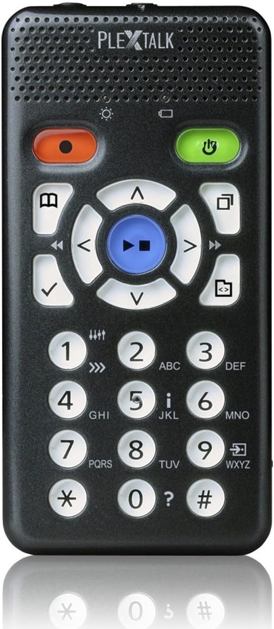 Plextalk Pocket Portable Daisy Mp3 Player And Voice Recorder