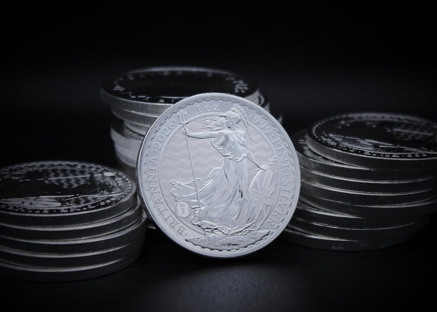 2026-1 oz British Silver Britannia Coin Brilliant Uncirculated with Certificate of Authenticity £2 Seller BU