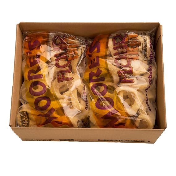 McCain Moores Flour Flipt Flour Coated Onion Ring, 2.5 Pound -- 4 per case.