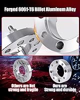 Vista 4 de FLYCLE 4 x 156 separadores de rueda ATV para 2013-2021 Polaris Ranger, 2015-2021 Polaris RZR, 2014-2021 Polaris RZR XP 1000, separador de rueda de 4