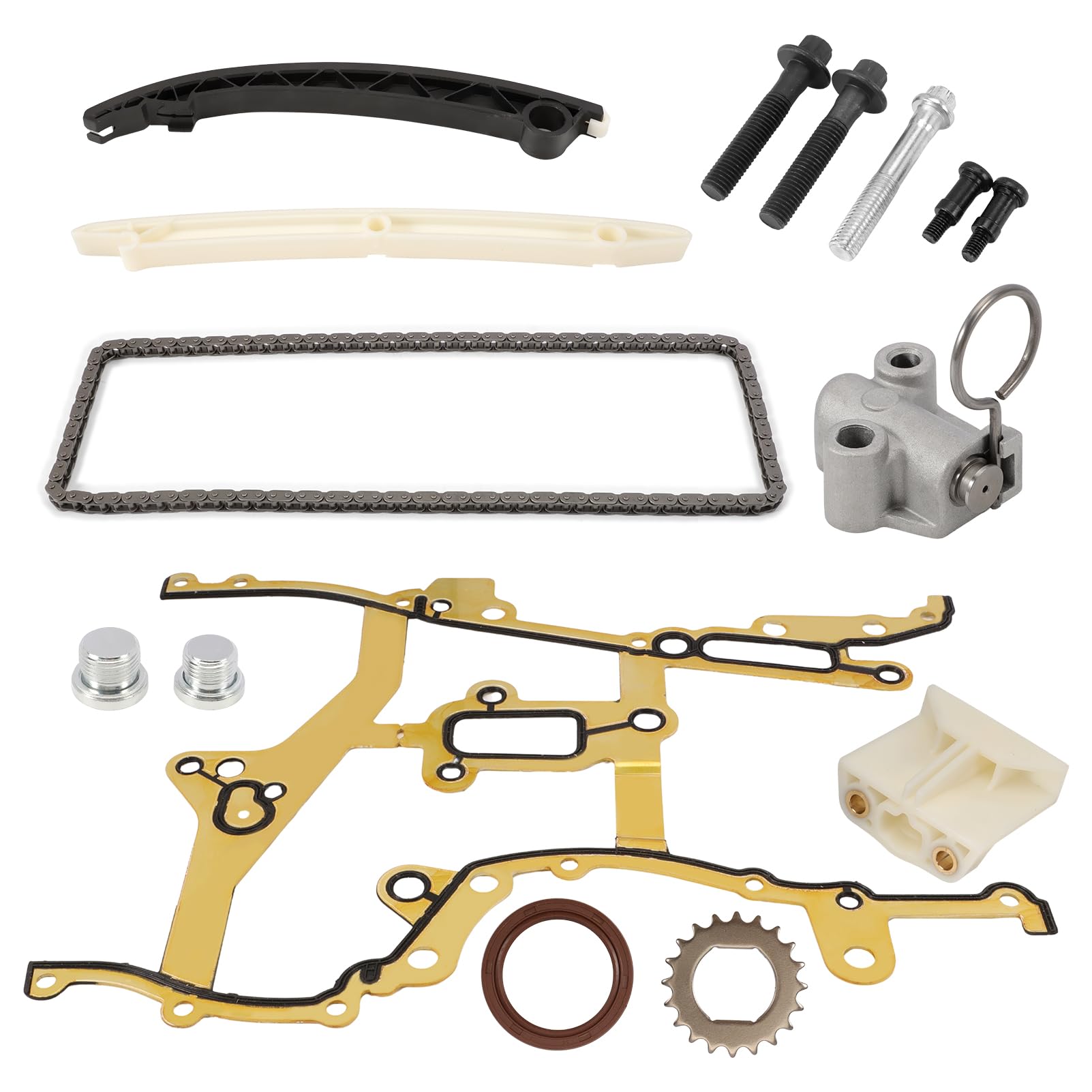 Kit chaîne de distribution 55562234 compatible avec Astra J P10 Corsa D S07 Corsa E X15 Insignia A 1.2L 1.4L Aveo T300 Cruze J300 J305 J308 5636360 90529570 637241 55353997 55353998