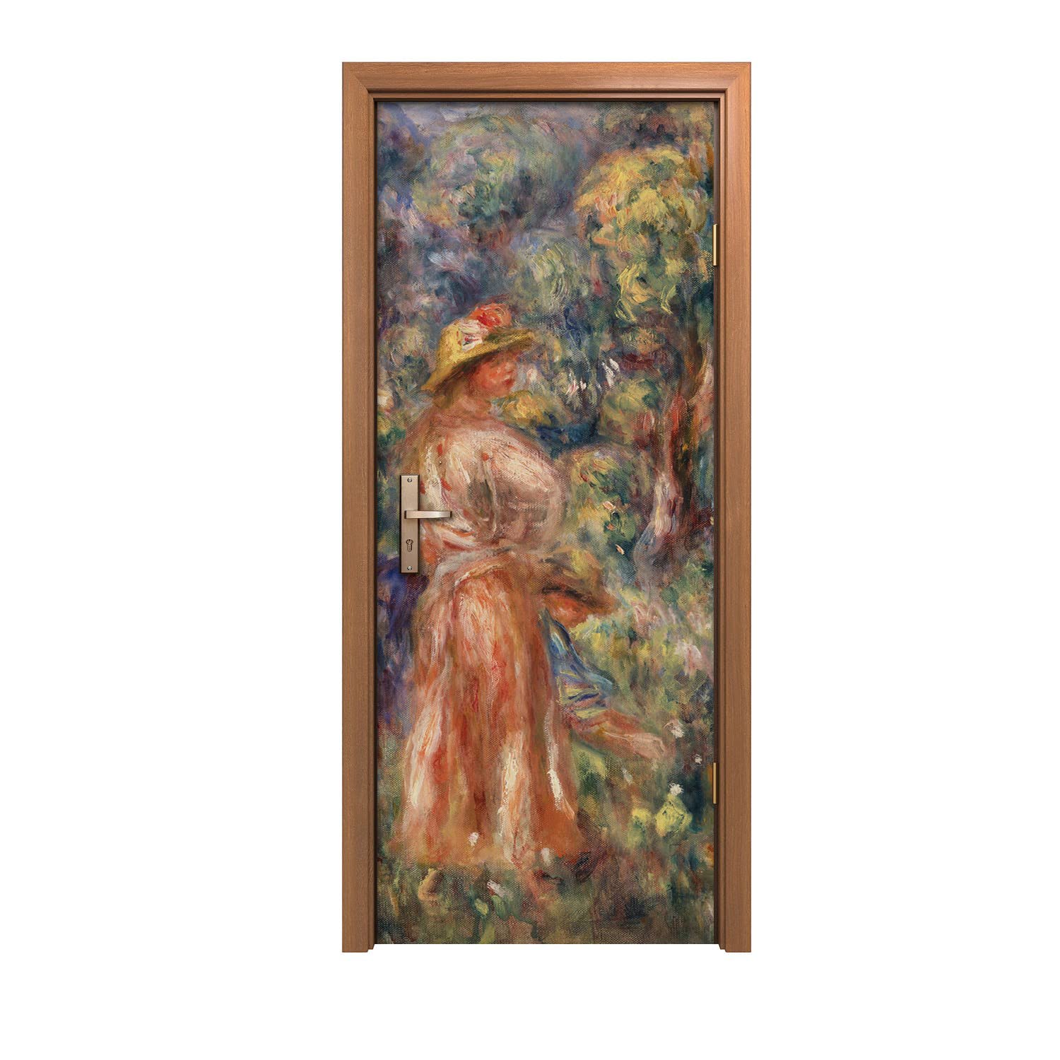 Autocollant de porte premium 90x200cm finition haute définition