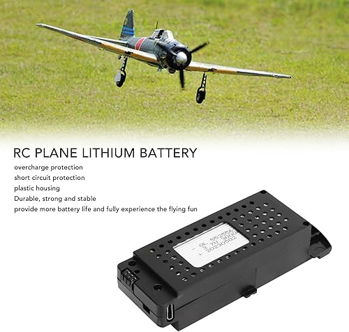 Miniatura 2 de Alomejor Batería de repuesto para dron S6 G6, paquete de 2 baterías de alta capacidad de 3.7 V 3000 mAh con cargador - Tiempo de vuelo extendido