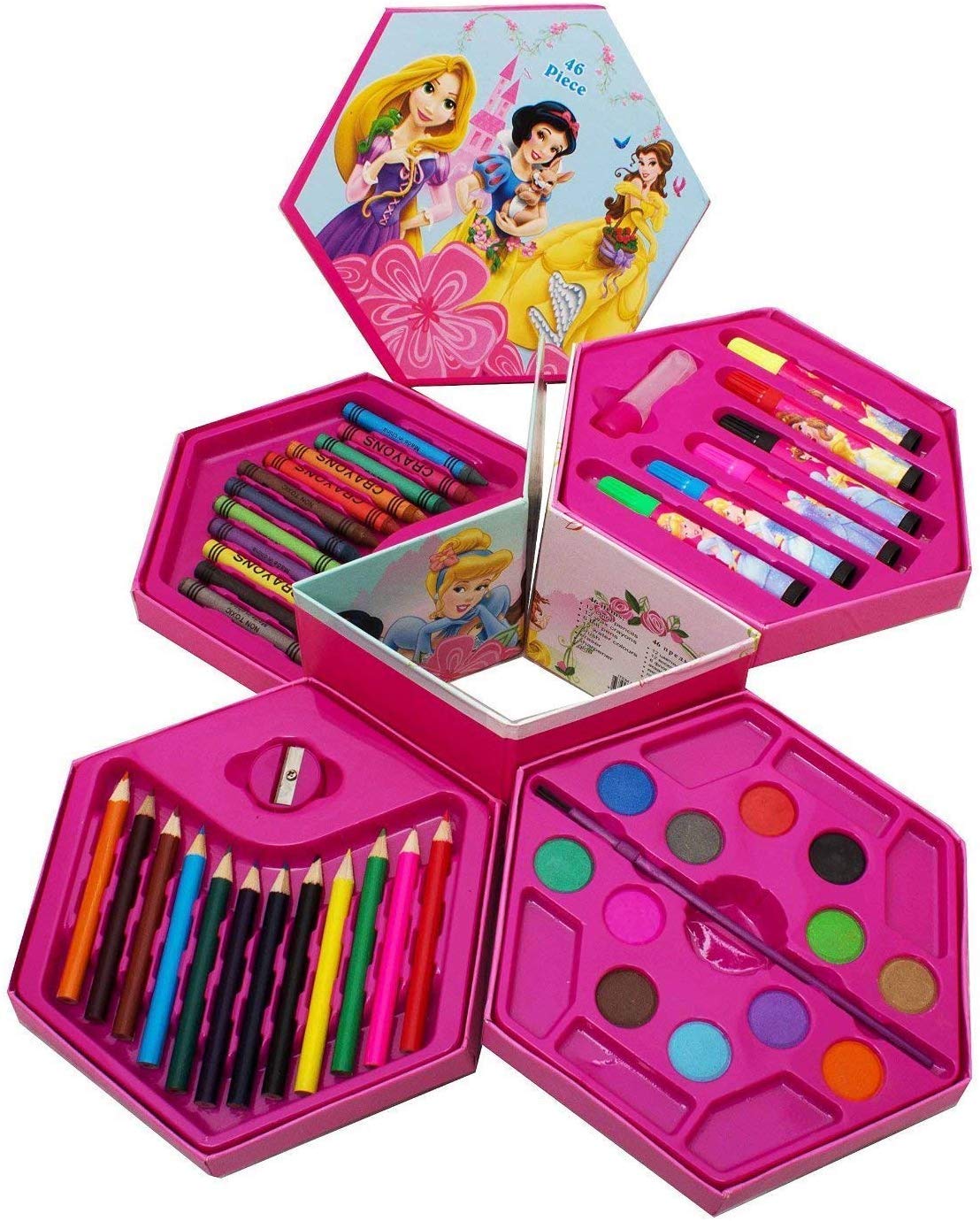Skyzal Art Set,Colors Box Return Gift Color Pencil,Crayons,Water Color,Set Of 46 Pieces For Boys&Kids Best Birthday Gift&Return Gift (Colour Box For Kids) Color&Design May Vary) Multicolor (B08335X1FL) Amazon Price History, Amazon Price Tracker
