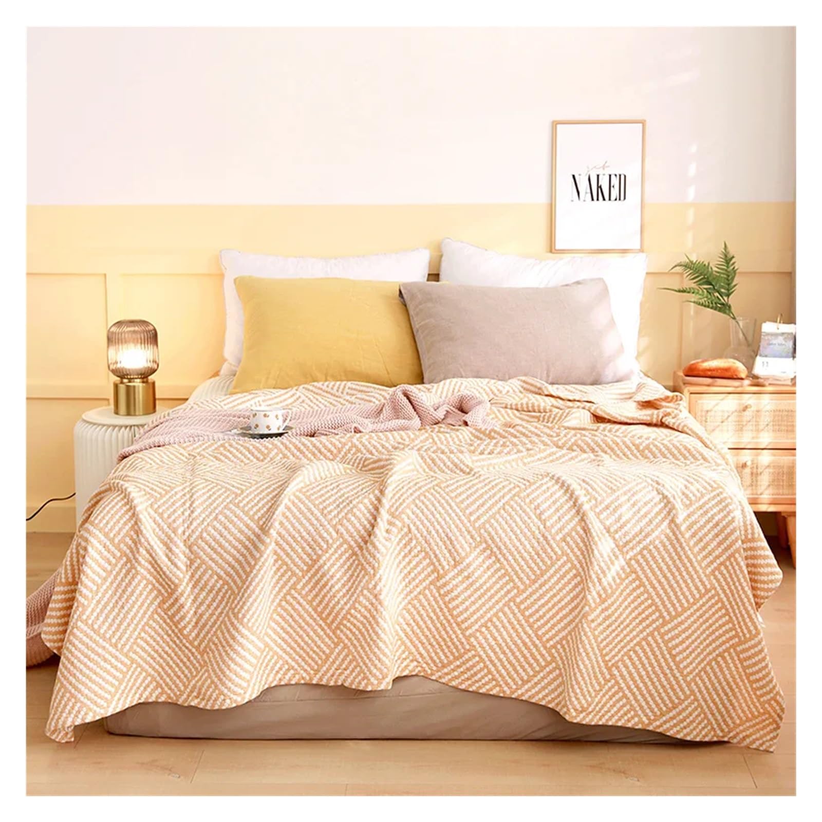 BAYNOPURIN Sofa Blanket Cotton Gauze Thin Summer Cooling Towel Blanket Bedspread on Bed Picnic Sofa Bedding Coverlet Sleeping Nap Quilt