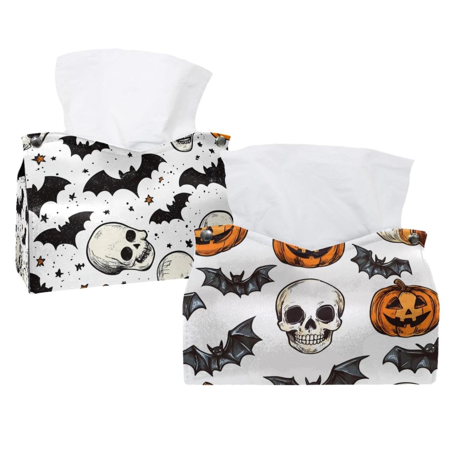 Distributeur de serviettes pour le visage Halloween boîtes à mouchoirs de bureau