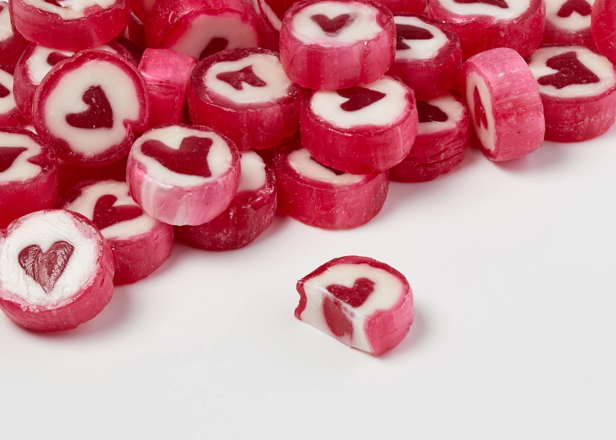 Cool handgefertigte "Süße Herzen" Bonbons im Beutel, 2er Pack (1 x 1 kg)