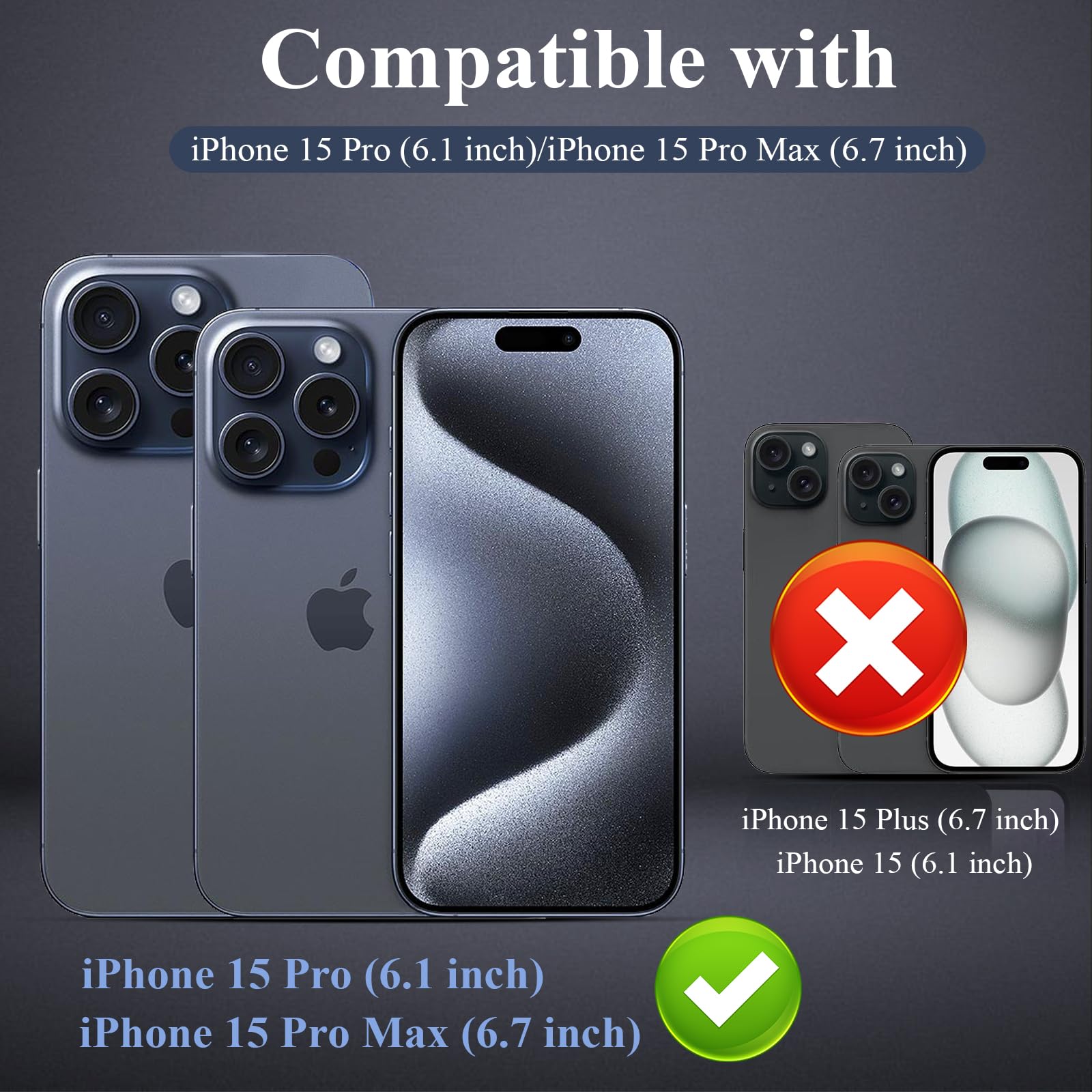 Amazon.com: YWXTW [5 Pack Designed for iPhone 15 Pro Max Camera
