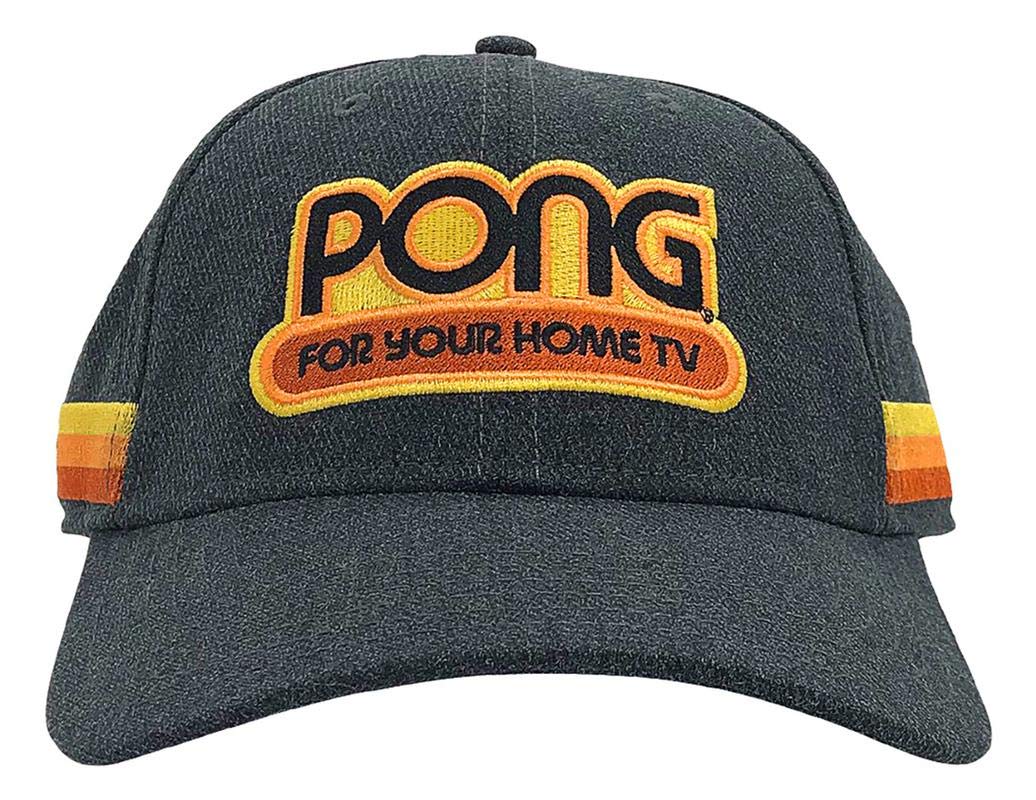 Ripple Junction Atari Adult Unisex for Your Home Flexible Curved Bill Hat OS Heather Charcoal