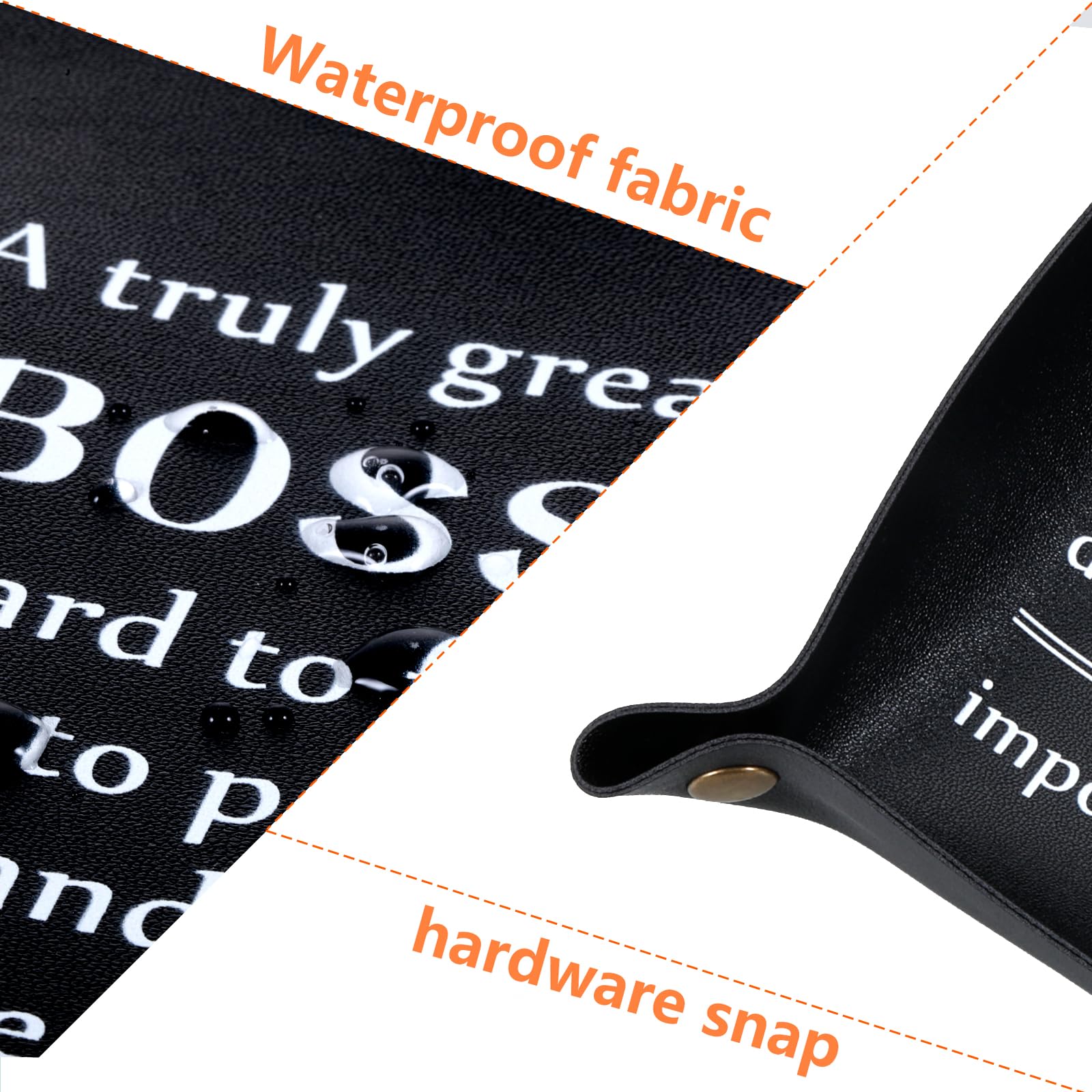 Coworker Gifts For Christmas Leadership Gifts Boss Appreciation Gifts,Stocking Stuffers,Boss's Day Gifts For Her,Thank You Gift Basket,Boss Leather Tray,Boss Lady Gifts For Women