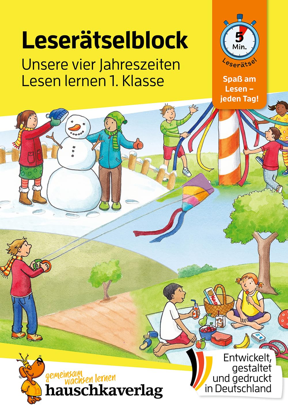 Lesen lernen 1. Klasse für Jungen und Mädchen  Quer durchs Jahr (German)