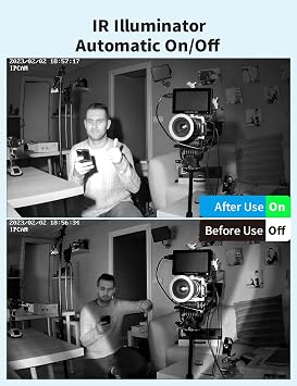 Tonton 2Pack LED IR Illuminator Wide Angle 8-LEDs 90 Degree 100Ft IR Infrared Flood Light, Compatible for CCTV Security Cameras,IP Camera,Bullet Camera,Dome Camera(White)