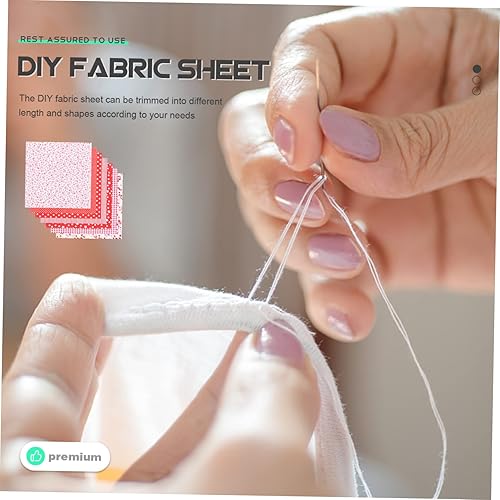 Miniatura 7 de VILLCASE 28 pcs DIY Cotton Patchwork Sewing Quarters Bundle Fabric Printed Bundle Scrapbooking Cloth Fabric Rustic Quilting Fabric Patchwork Quilt