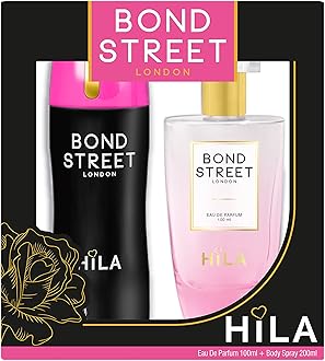 Bond Street Women Eau de Parfum 100 ml Gift Set (Sashay/Flame/Glam/Hila/Lavander)