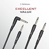 Planet Waves D'Addario Guitar Cable - Classic Series Instrument Cable - 1/4 Inch Plug 1/4 Inch Plug - 3,048 Counter - Pack of 1