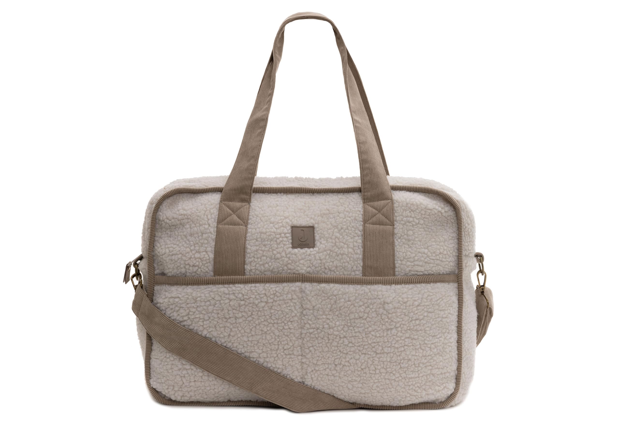 Jollein Wickeltasche - Teddy Noé - 100% Polyester - Kinderwagentasche - Babytasche Multifunktional