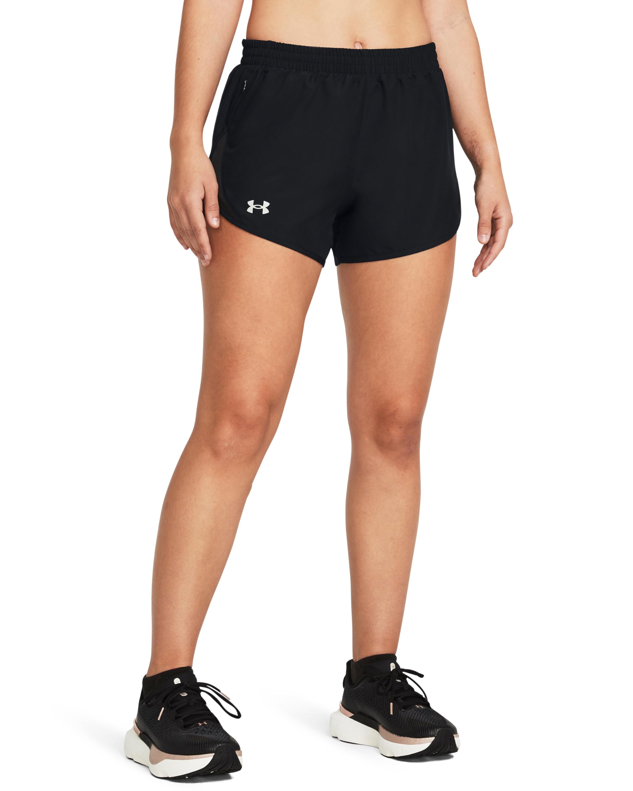 Under Armour Donna UA Fly By 3'' Shorts, Pantaloncini Donna Sportivi, Shorts Donna Comodi e Traspiranti, Pantaloncini Running e Palestra