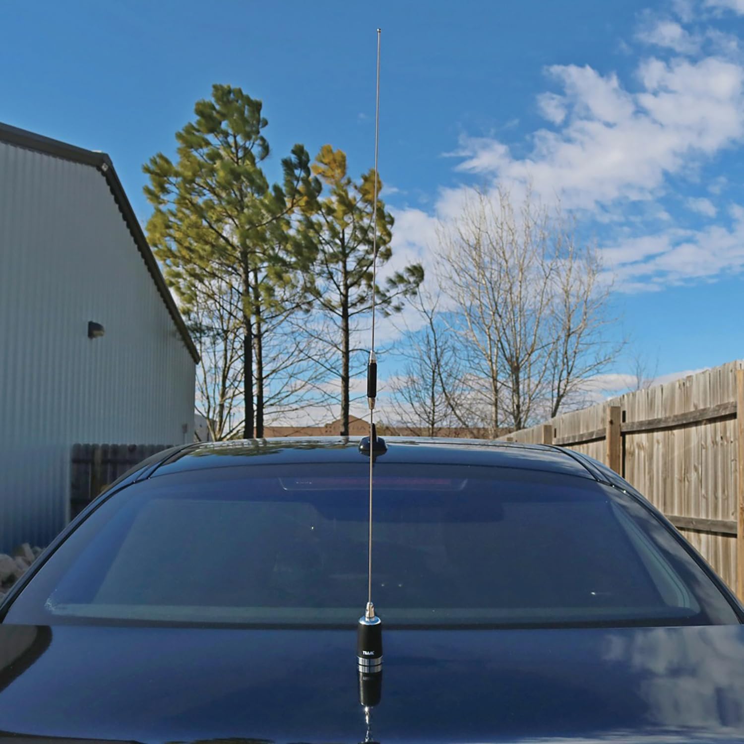 Tram® 150-Watt Pretuned Dual-Band 144 MHz to 148 MHz VHF/430 MHz to 450 MHz UHF Amateur Radio Antenna with NMO Mounting
