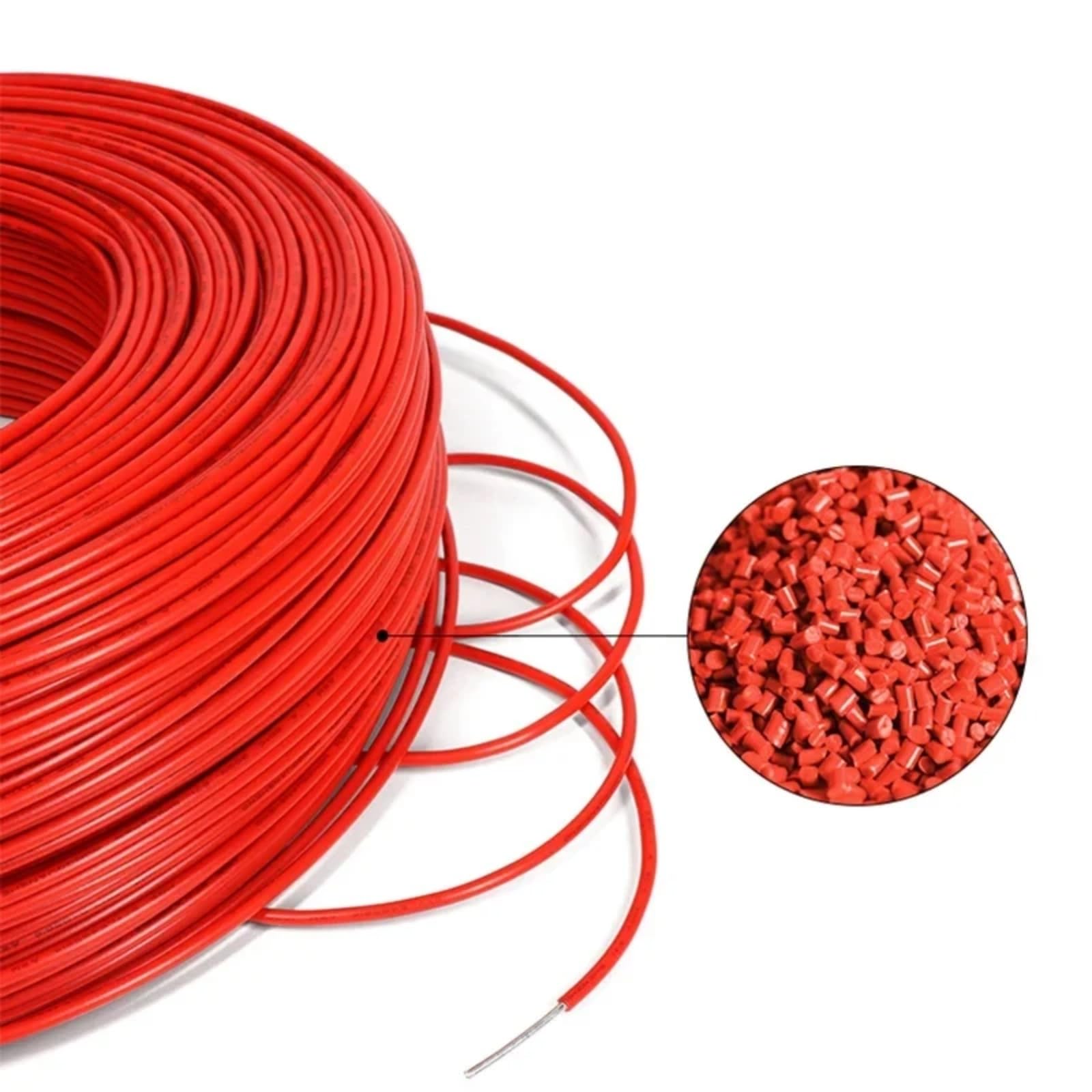 2~50m 1007 Kable jednogodzinowe 26 24 22 20 18 16 14AWG izolowane przedłużające PCW (żółty; 2 metry; 22AWG)