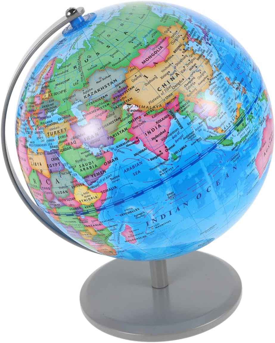 Totority Globe-Shaped Piggy Bank for Boy Girl World Map Storage for Savings and Geography Learning Fun and for Teaching Boy Girl About Money and Countries