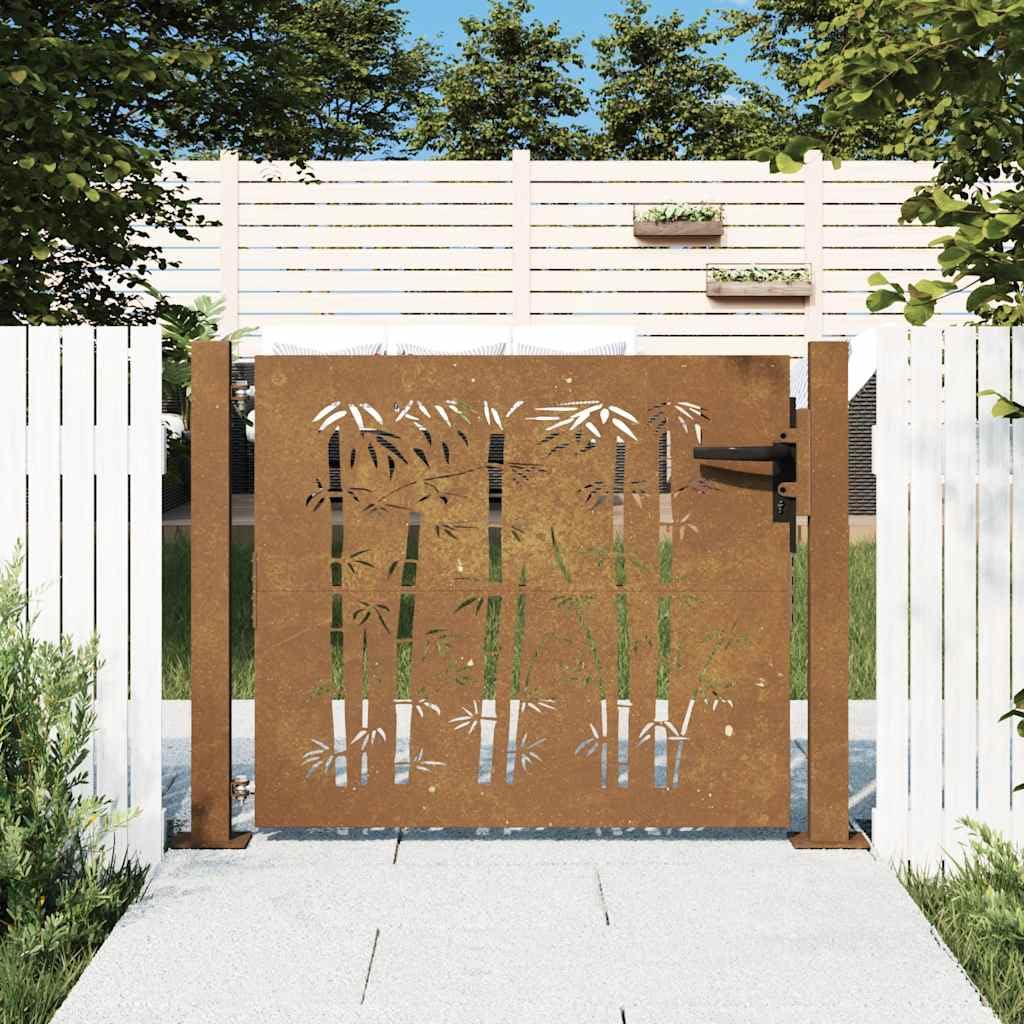 VidaXL Garden Gate, Locking Fence Gate, Hinged Gate For Patio Outdoor - View #5