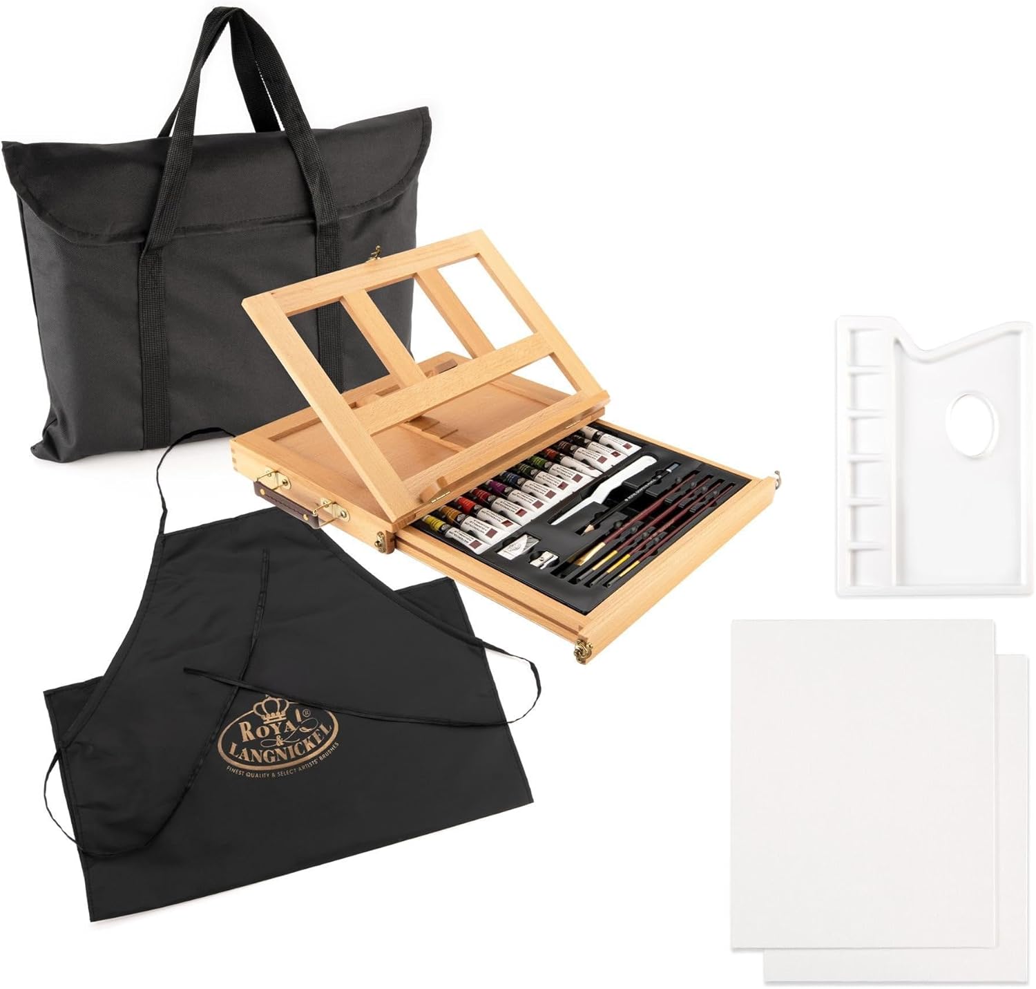 Royal & Langnickel Easel Art Set W/Easy to Store Bag, Watercolor