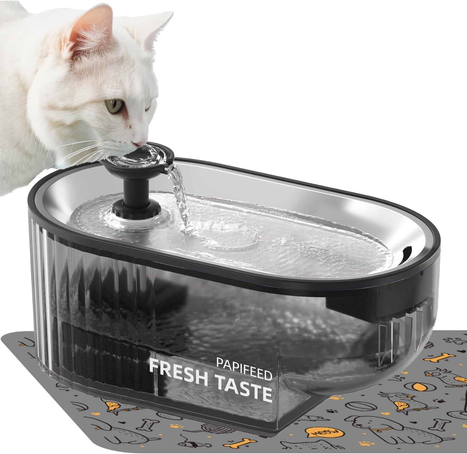 cat water fountain 84oz