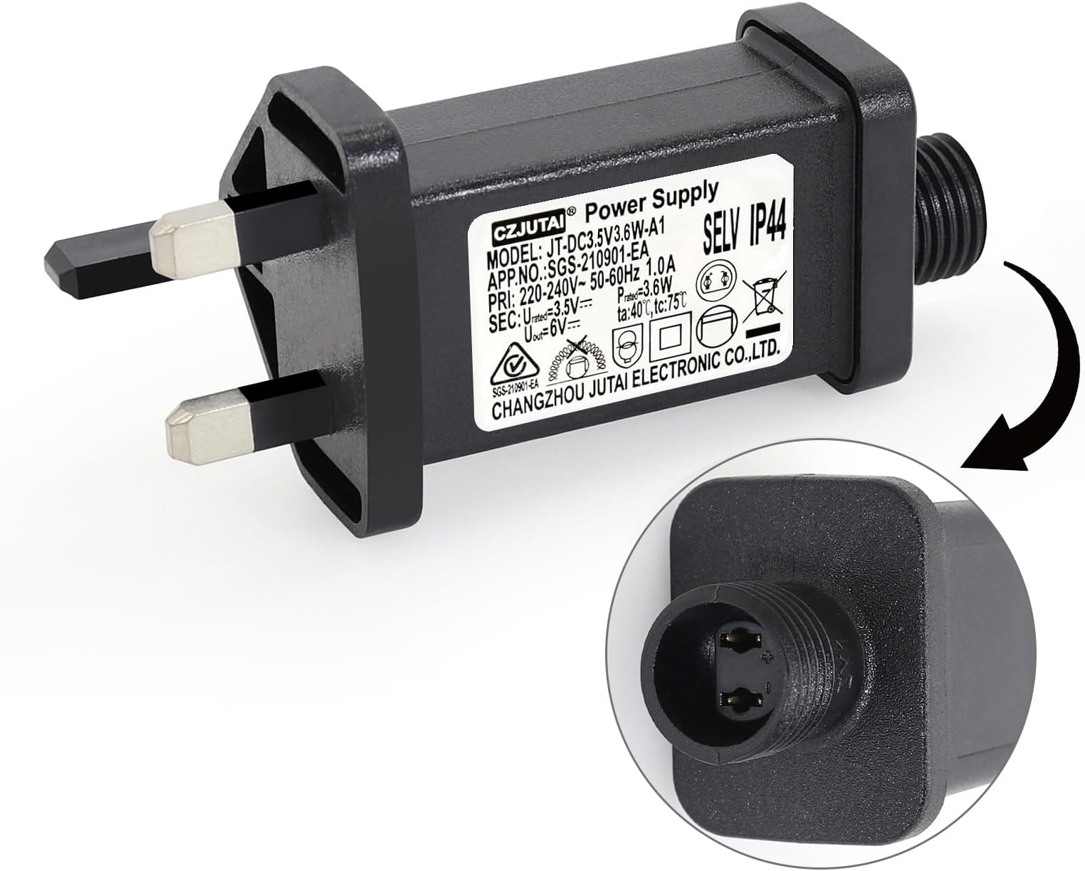 Screw Type 2-pin Connector Replacement 3M LED Power Wire Lead For ...