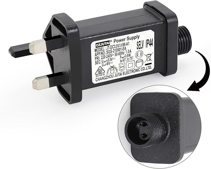 String Lights IndoorOutdoor Power Adapter for CZJUTAI JTDC3.5V3.6W /1