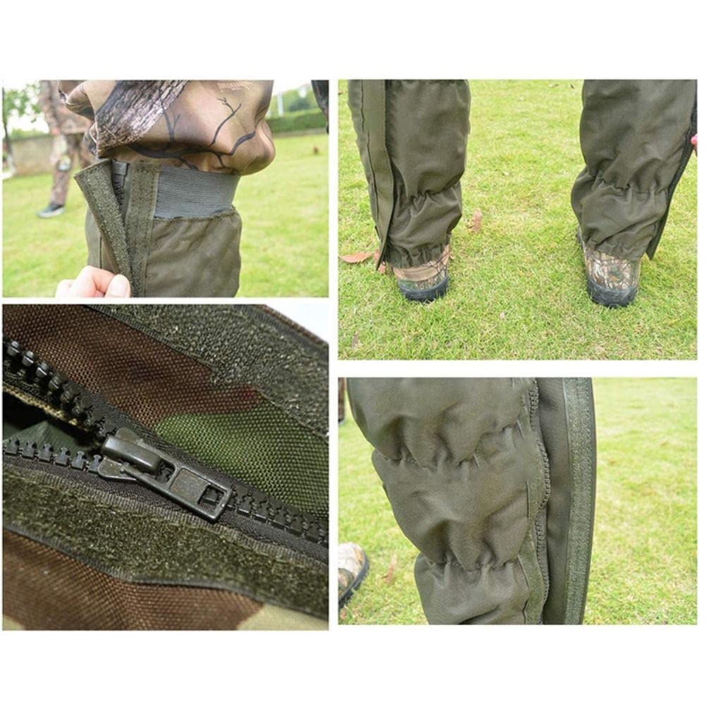 Polainas de serpiente, protección contra mordeduras de serpiente para piernas inferiores, senderismo al aire libre, caza, de nieve, botas impermeables para polainas para hombres y mujeres,
