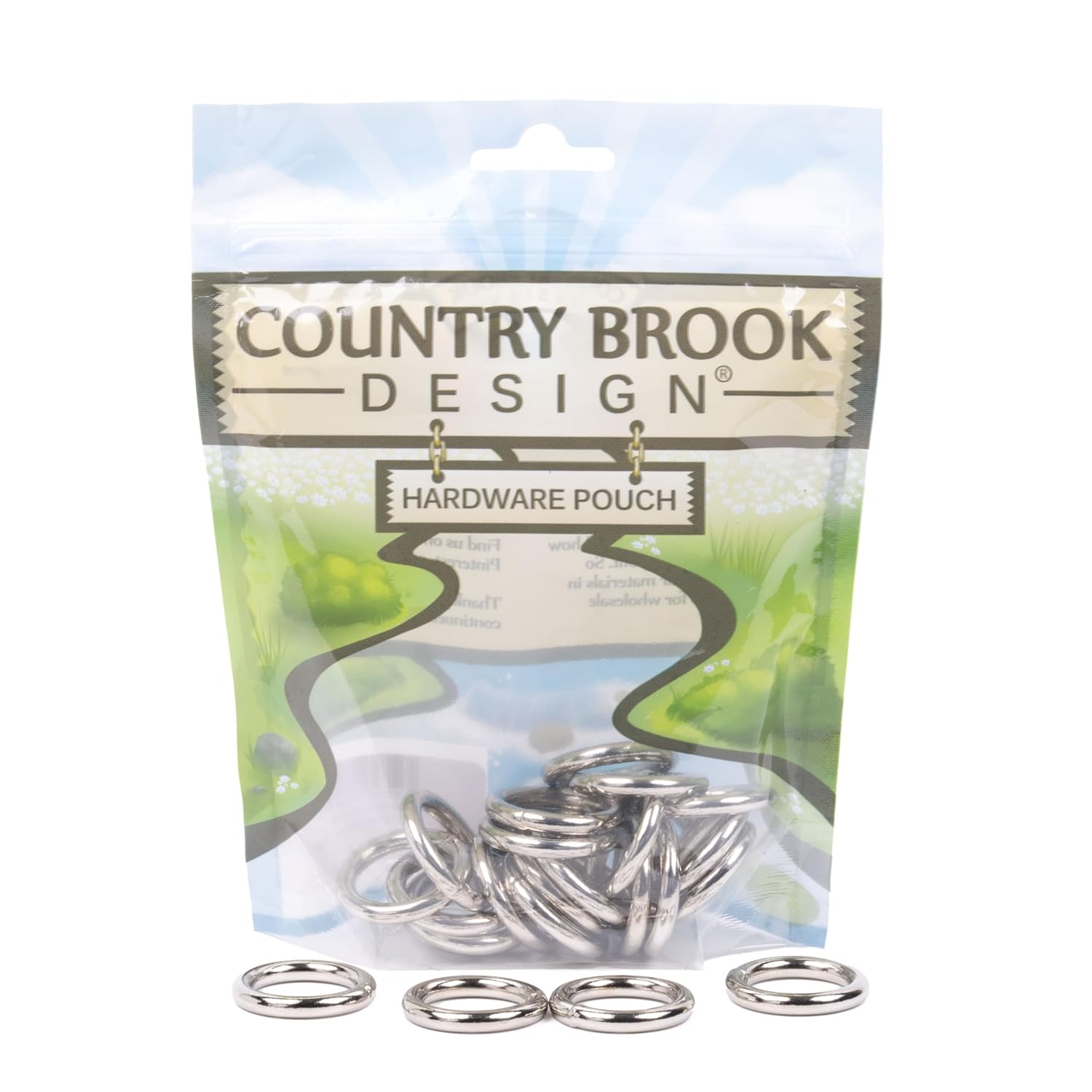 Country Brook Design - 3/4 Inch Welded Heavy O-Rings (Pack of 100)