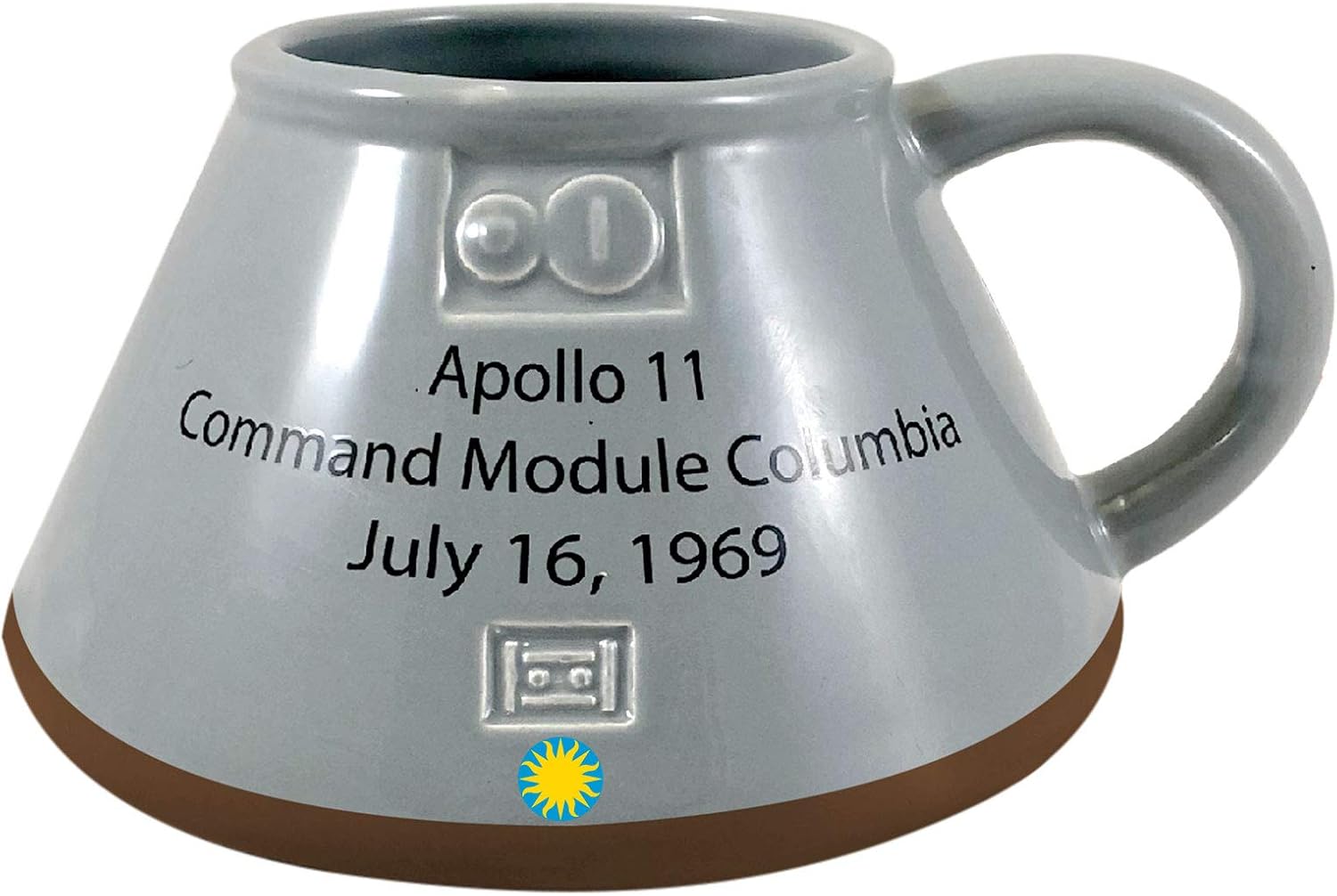 Vandor Smithsonian Apollo 11 Module 20 Oz. Sculpted Ceramic Mug, Gray - Image 2