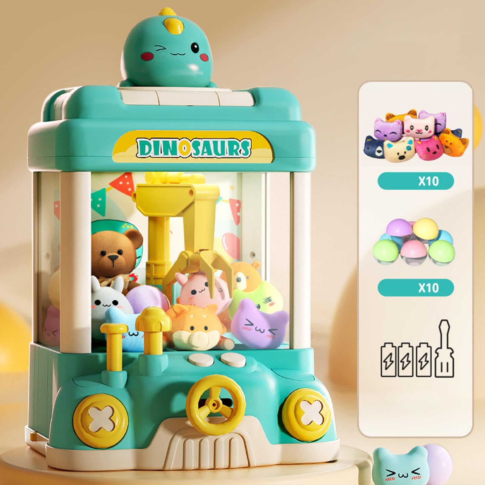 Kinder Fangautomat, Tragbarer Verkaufsautomat, Mini Arcade Automat, Spiel für Jungen Und Mädchen, Geschenk, Blau