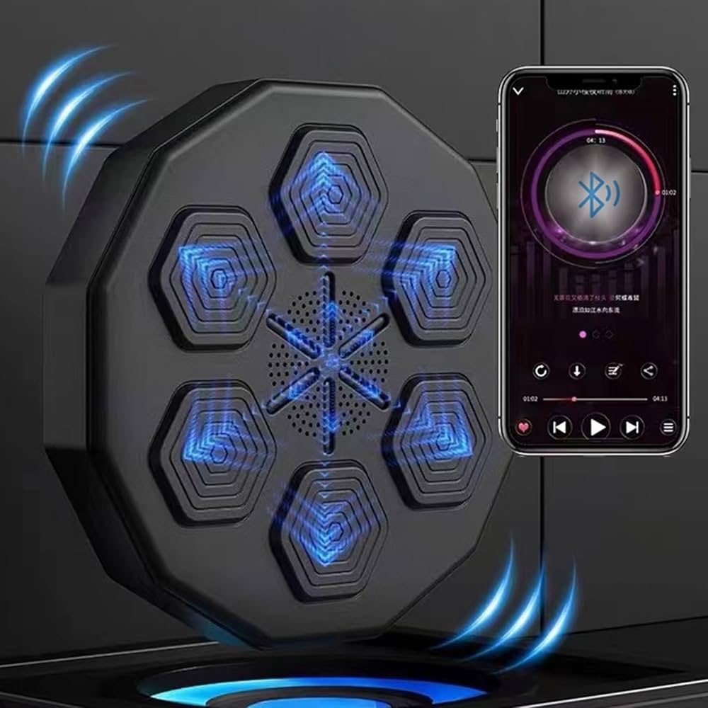 デジタルボクシングトレーニング器具 Amazon | KAnduo スマートミュージック ボクシング マシン LED