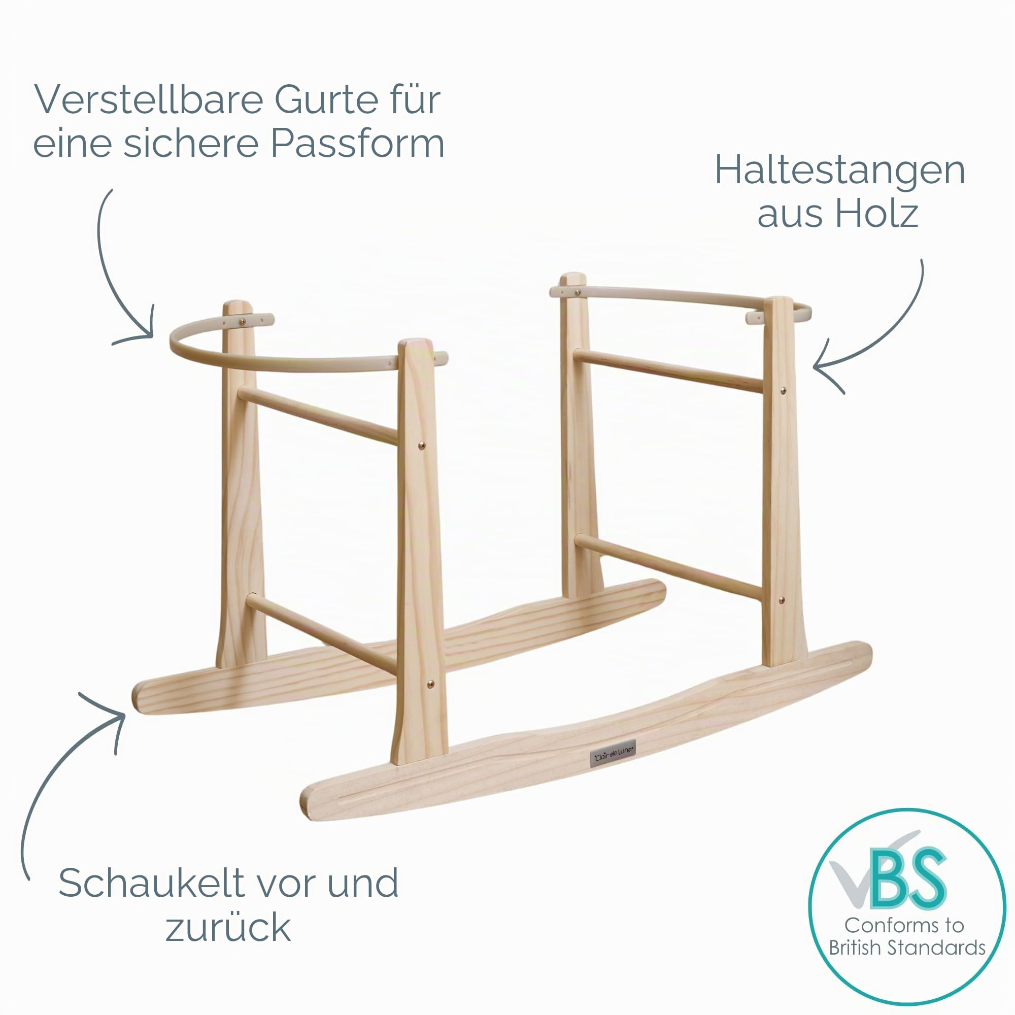 Clair de Lune Standfuß für Babykörbchen