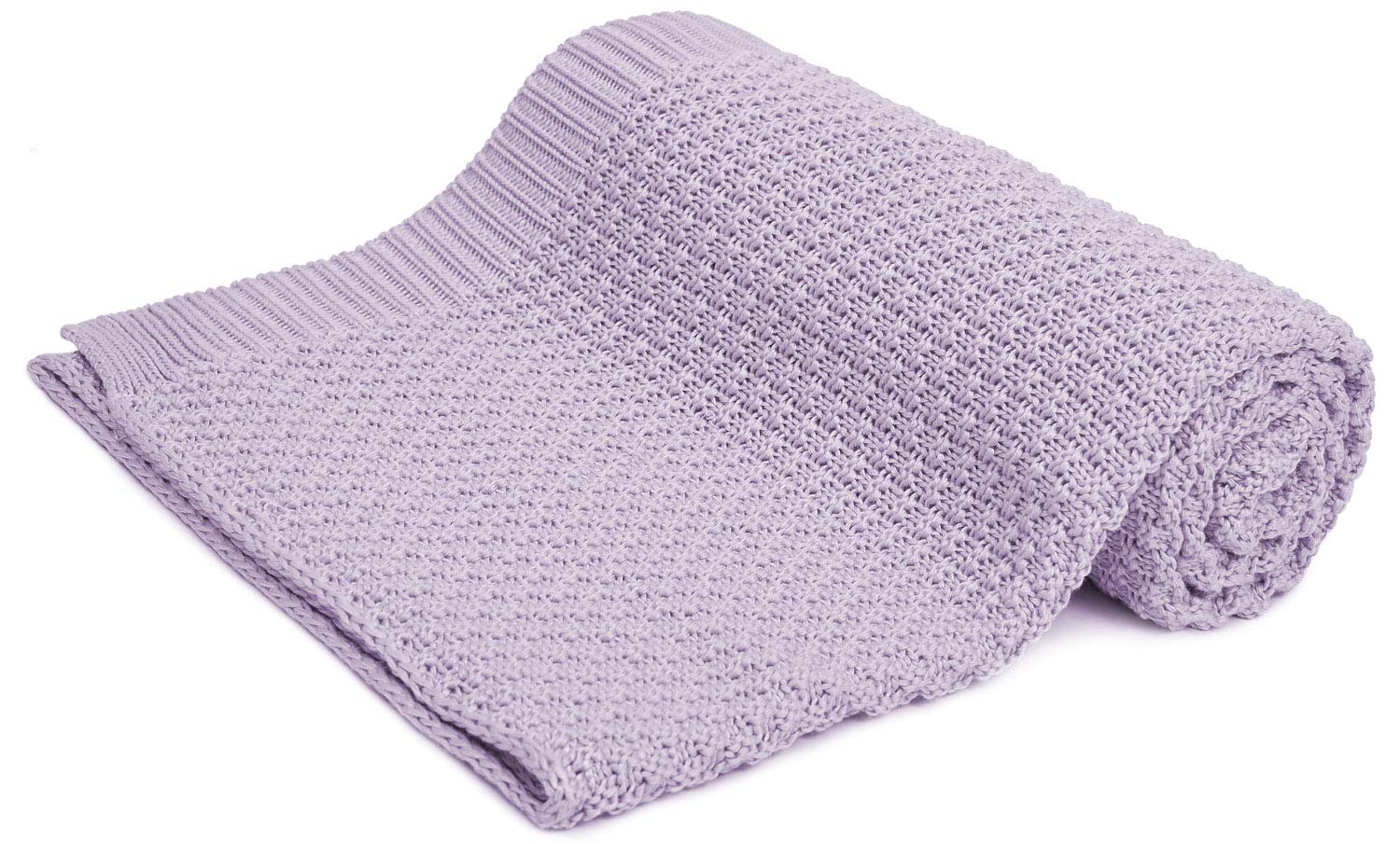 Bellochi Premium Manta de Bambu para Bebe - Acogedor Mantita para Chica o Chico - Suave Aireado Verano Manta Bebe Recien Nacido - Hecha a Mano - 100x80 cm - Lavendlove