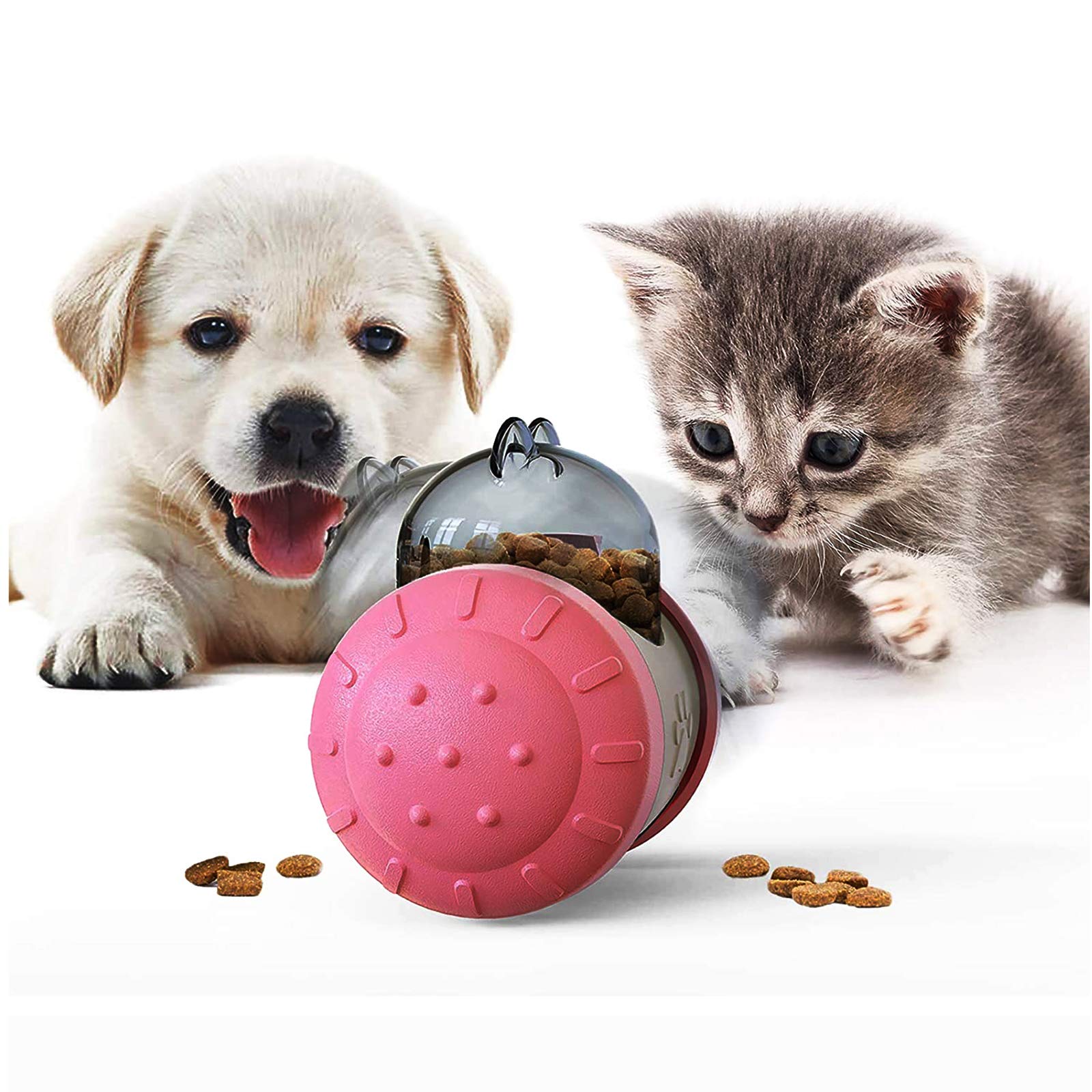 Boule de nourriture pour chien qui fuit idéale pour le jeu d'exercice quotidien