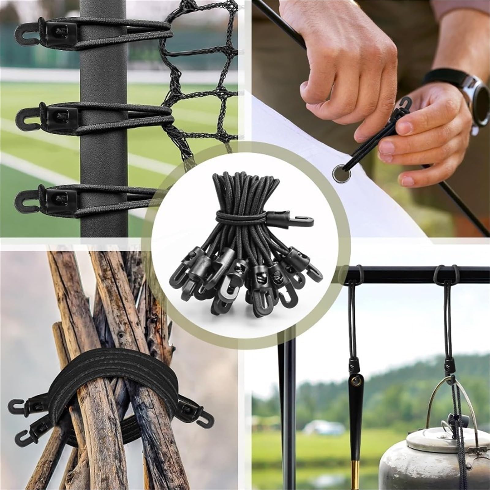 Pulpos Elasticos con Gancho Cuerdas elásticas con Gancho