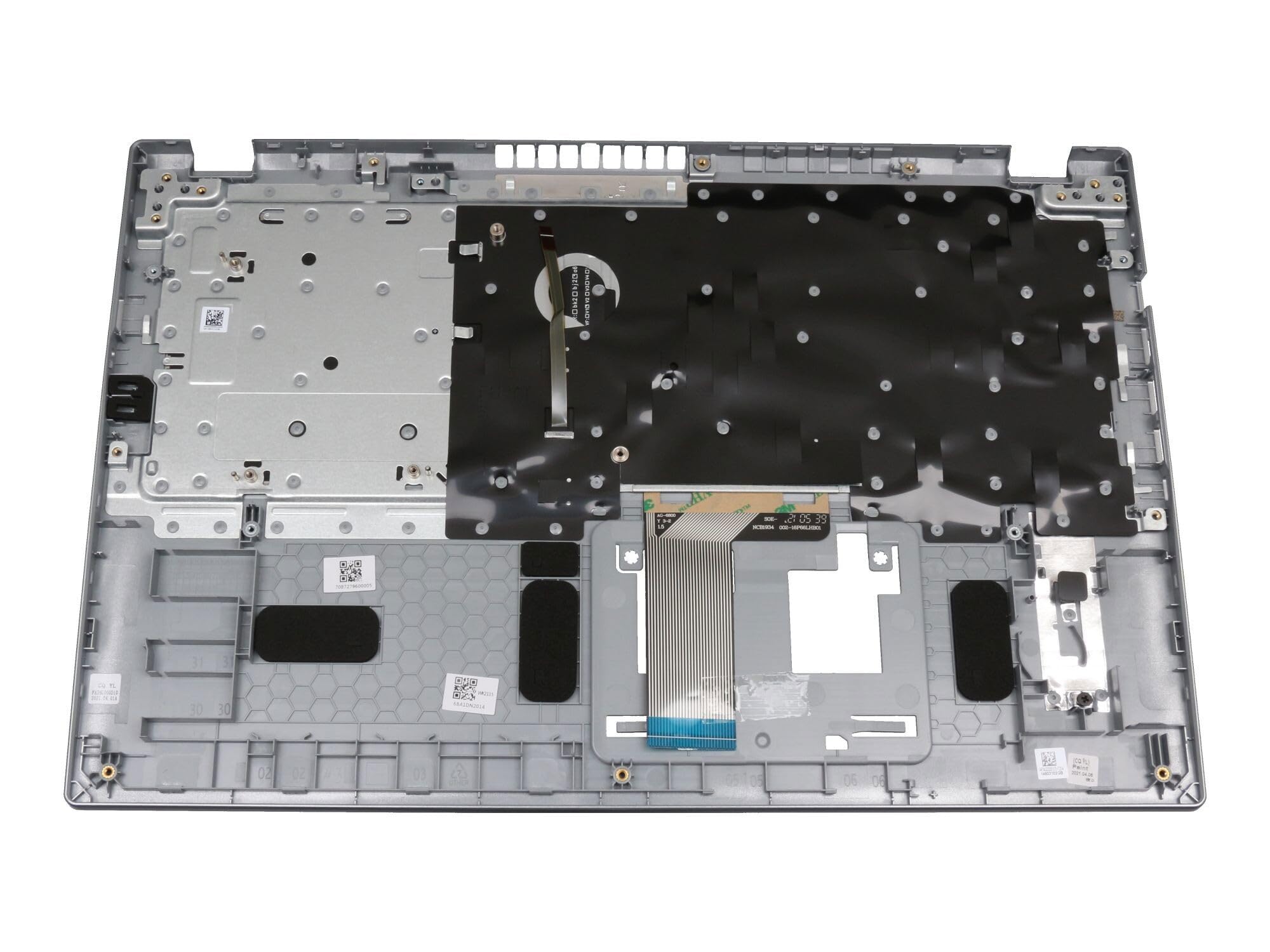 Acer Aspire 5 (A515-56) original Tastatur inkl. Topcase DE (deutsch) schwarz/Silber mit Backlight