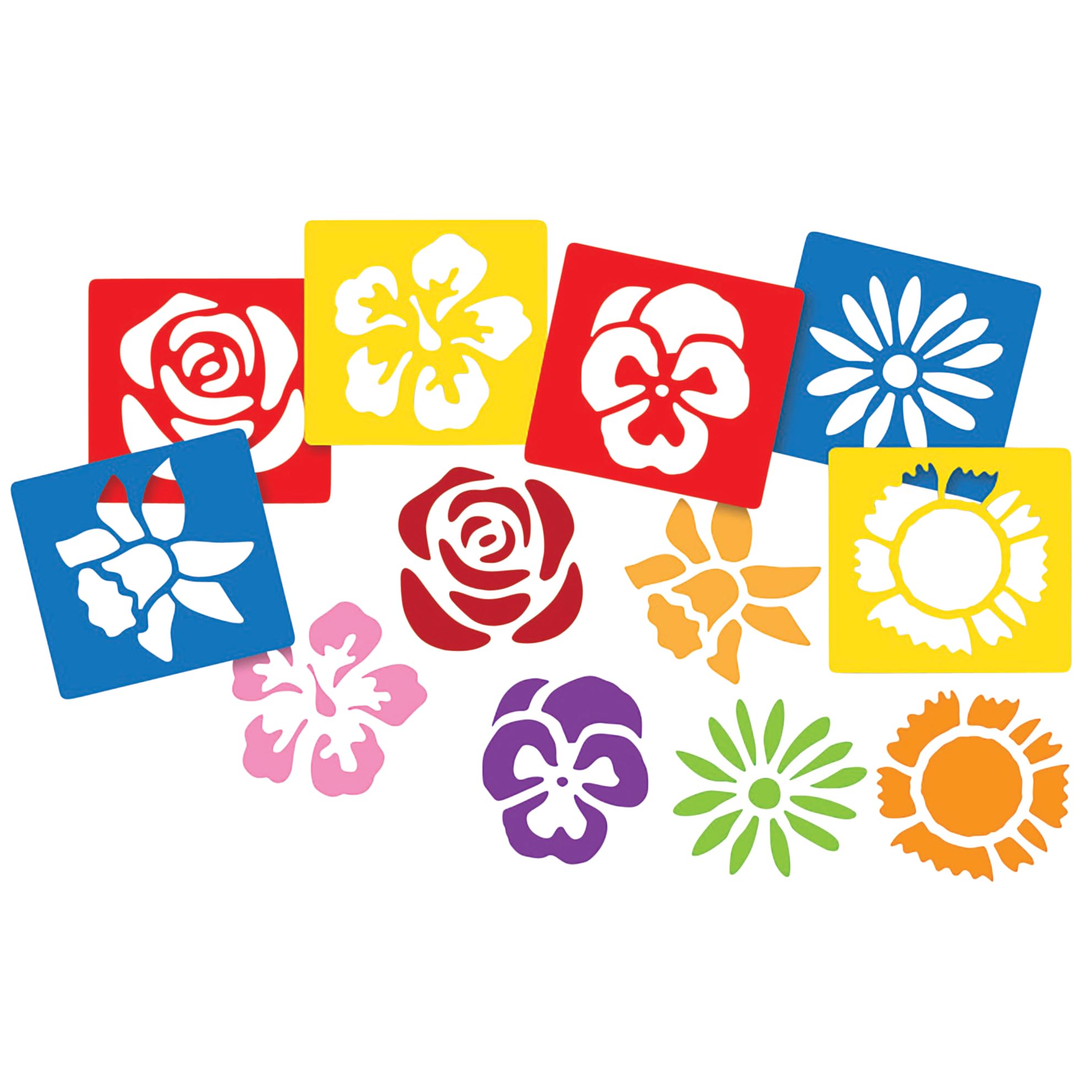 Washable Plastic Stencils, Multicolour - Image 3