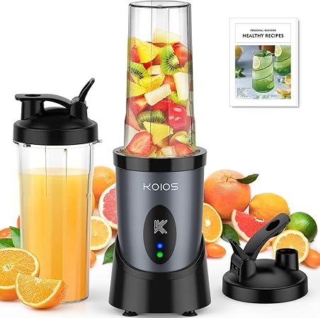KOIOS Smoothie Blender, 900W Personal Blender for Shakes and Smoothies
