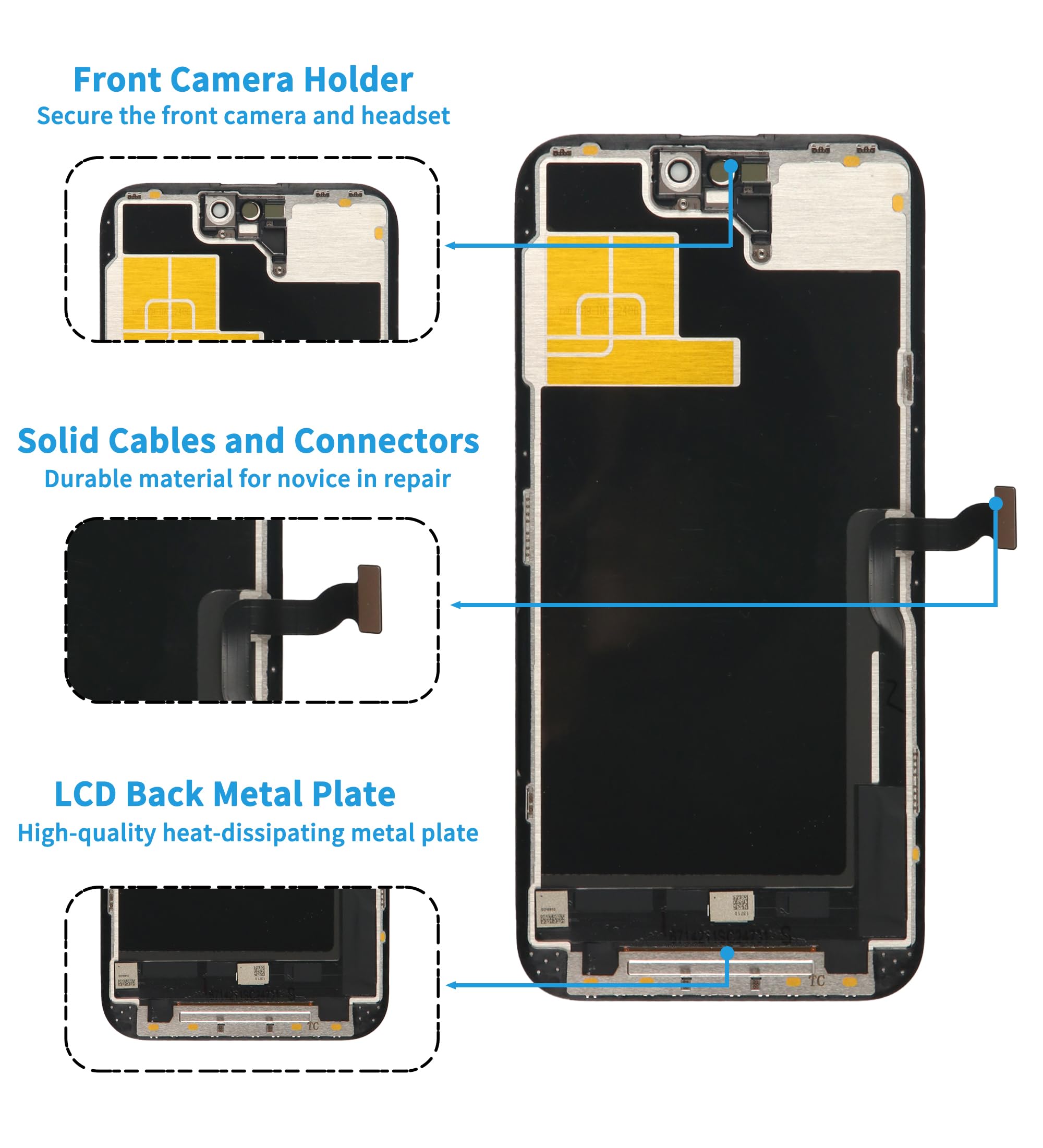 Amazon.com: Ayake for iPhone 14 Pro Max Screen Replacement, 6.7