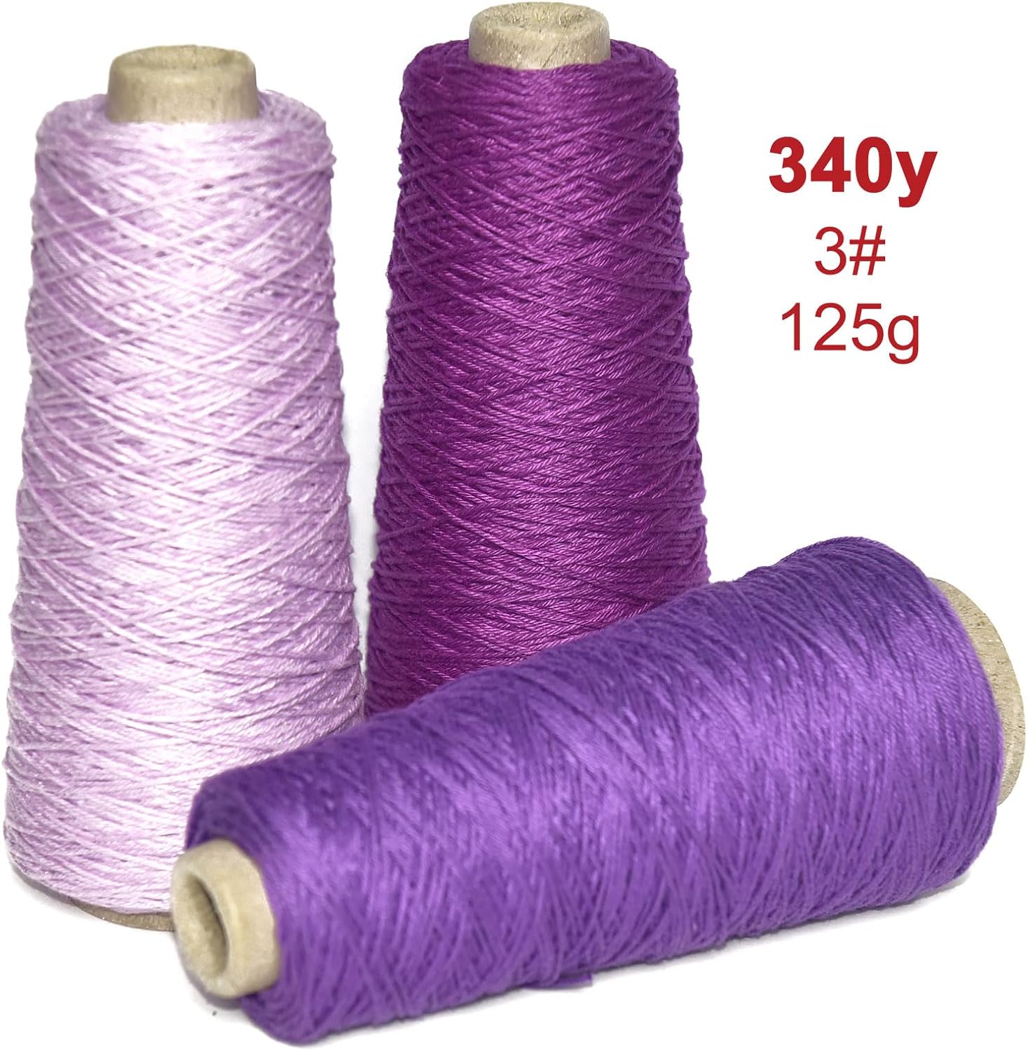 3 Cones total375g size3 Crochet Thread,100% Pure Cotton Thread Yarn for Hand Knitting,crochetting(554-552-3837)