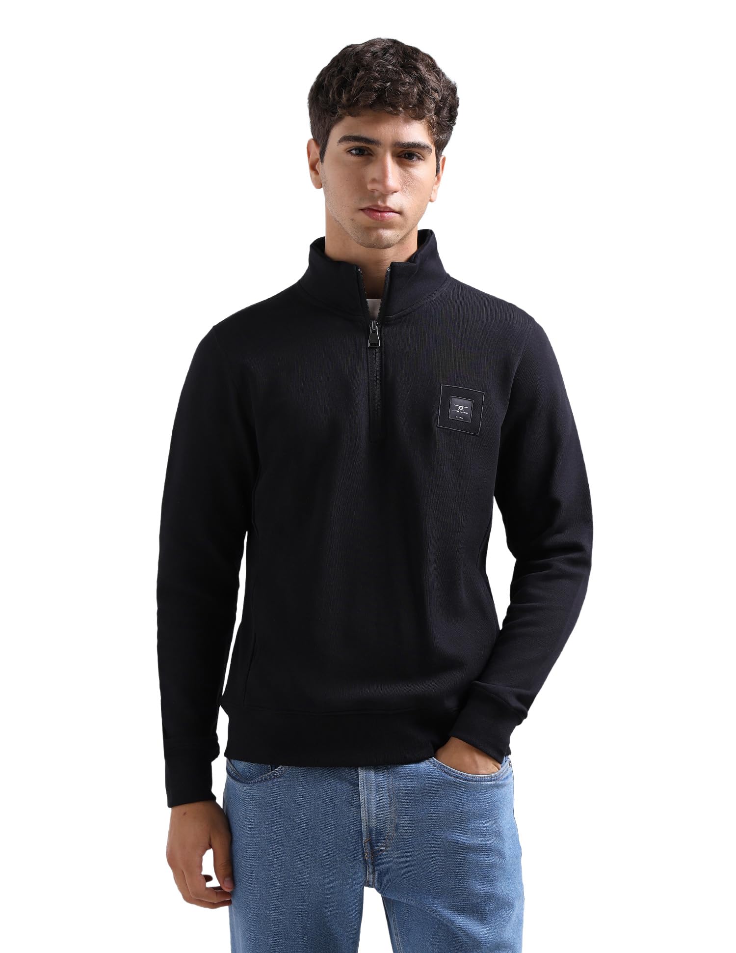 flying machine Men's Regular Fit Sweatshirt| Solid-picture-45