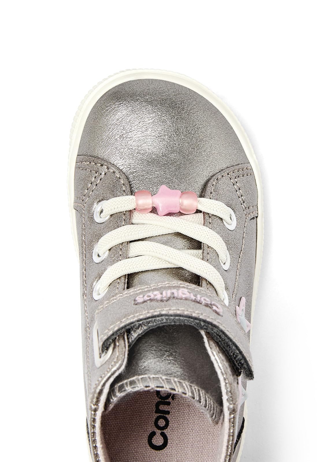 Conguitos - Zapatillas Altas De Niña Barefoot con Estrellas para Niña (Multicolor/Talla 30)