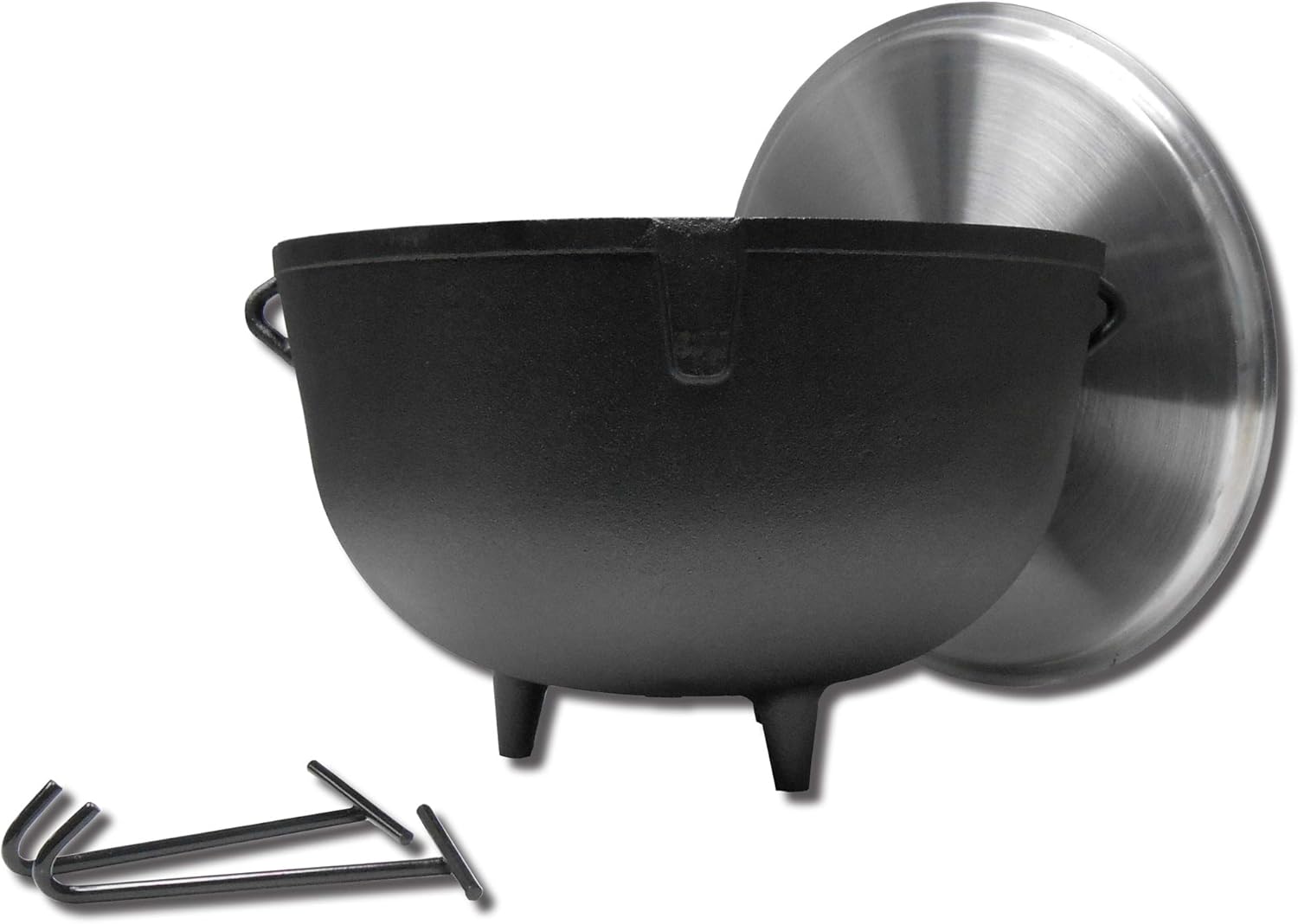 King Kooker 5940 10Gallon Heavy Duty Cast Iron Jambalaya Pot with Feet
