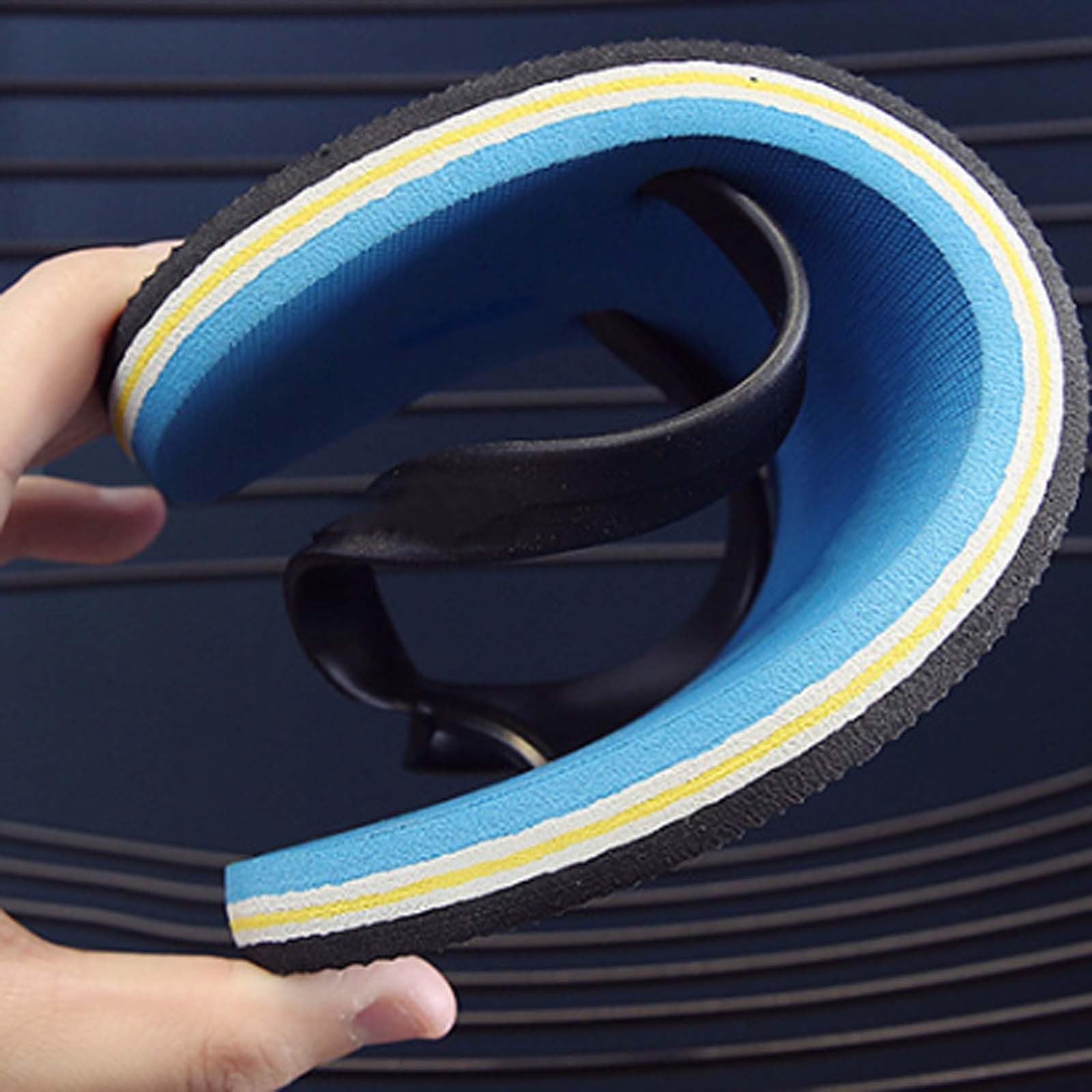 MMRTDJDR Generisch Zapatillas de baño de para Hombre para el Tiempo Libre, cómodas Sandalias de Playa monocromáticas con Suela Plana y Puntera